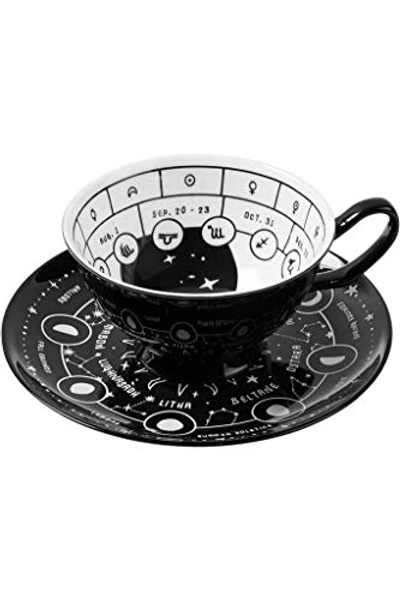 Killstar Cosmic Tea Cup & Saucer