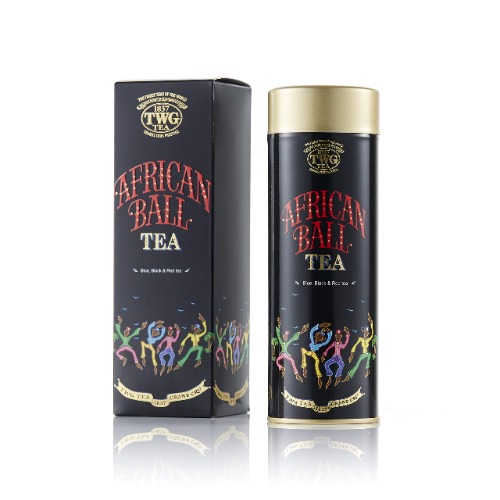 TWG Tea | African Ball Tea | Black Tea | Orchids & Spices | Haute Couture Tin, 100g | Gift Set