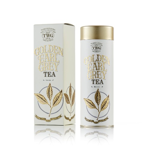 TWG Tea | Golden Earl Grey | Black Tea | Bergamot | Haute Couture Tin, 100g | Gift Set