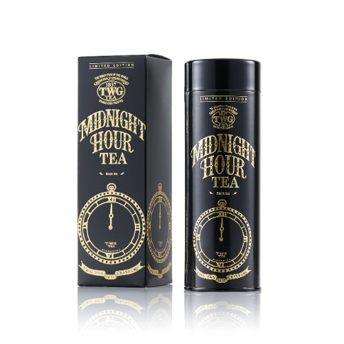 TWG Tea | Midnight Hour Tea | Black Tea | Lemongrass & Tropical Fruits | Haute Couture Tin, 100g | Gift Set