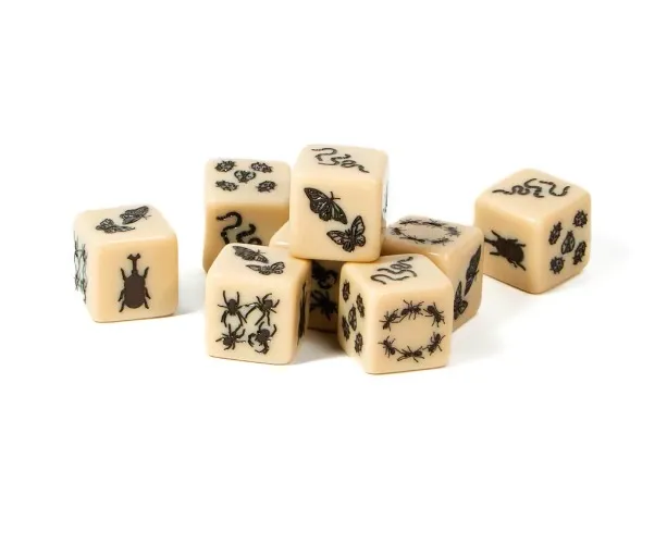 bug themed dice set