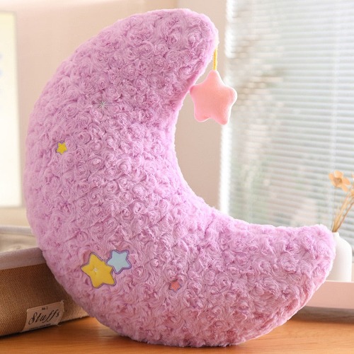 Pastel Magic Moon Pillows - Purple Moon