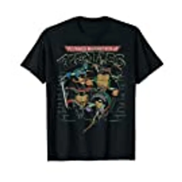 TMNT Ninja Turtles Action Shot All Characters T-Shirt