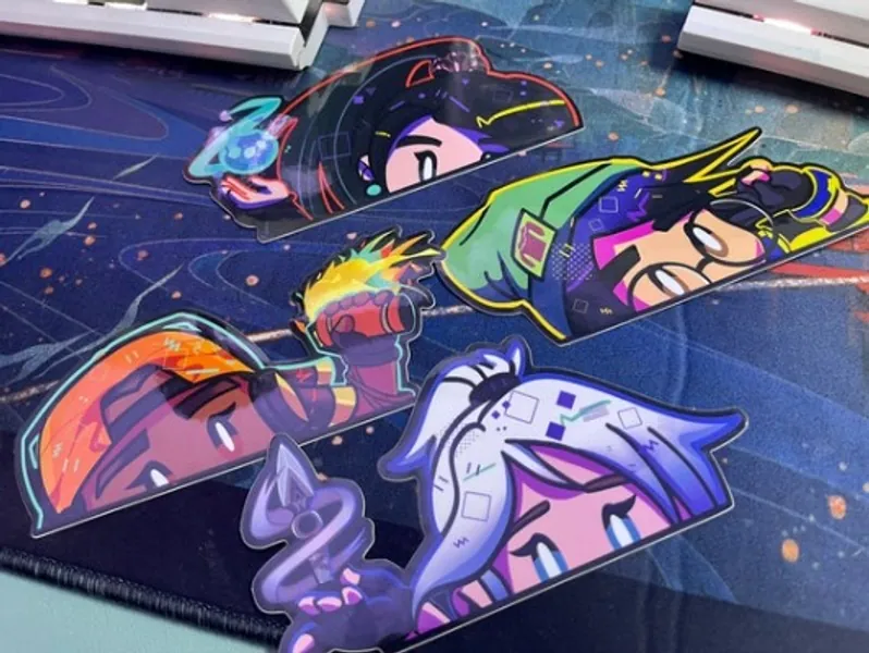 Valorant Agent Peeker Sticker Batch 1 | Etsy