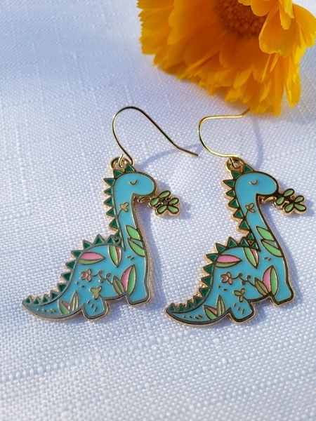 Dino earrings