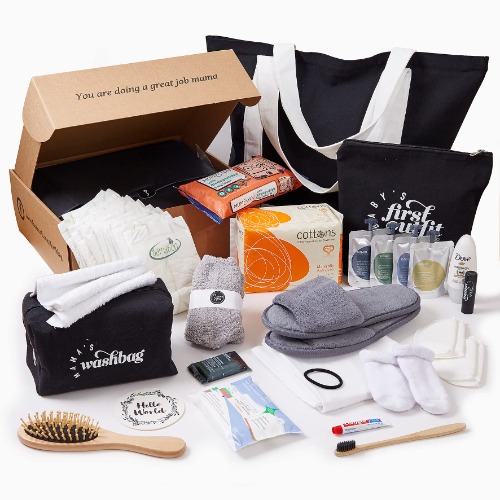 BirthBag® Pre Packed Maternity Hospital Birth Bag Gift Set for Mum and Baby