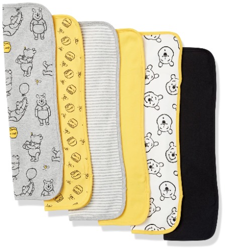 Amazon Essentials Disney | Star Wars Unisex Kids' Burp Cloths, Pack of 6