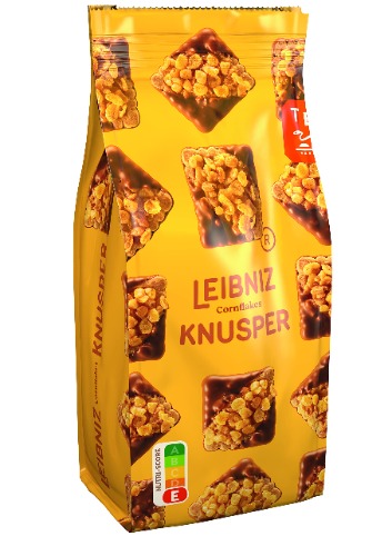LEIBNIZ Knusper Cornflakes - 1er Pack - Knuspriger Keks mit Cornflakes (1 x 150 g) - 