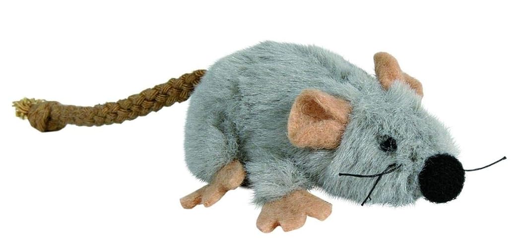 Trixie 45735 Katze Spielmaus, Plüsch, 7 cm, für Alle Rassengrößen, 1 Stück (1er Pack)
