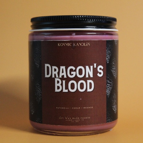 🐉 Dragon's Blood Soy Wax Candle - 8oz Glass