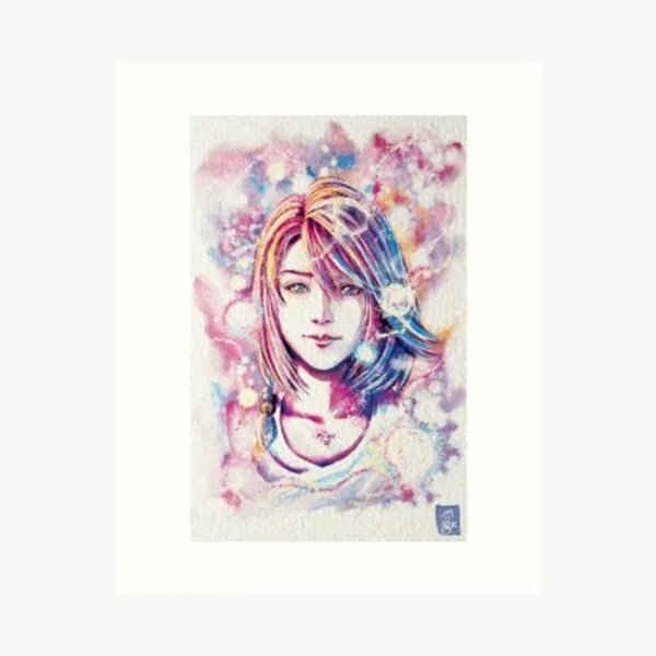 Yuna Art Print by kingcael