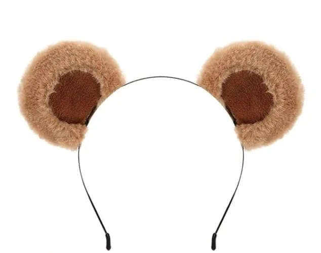 Brown Bear Ears Headband