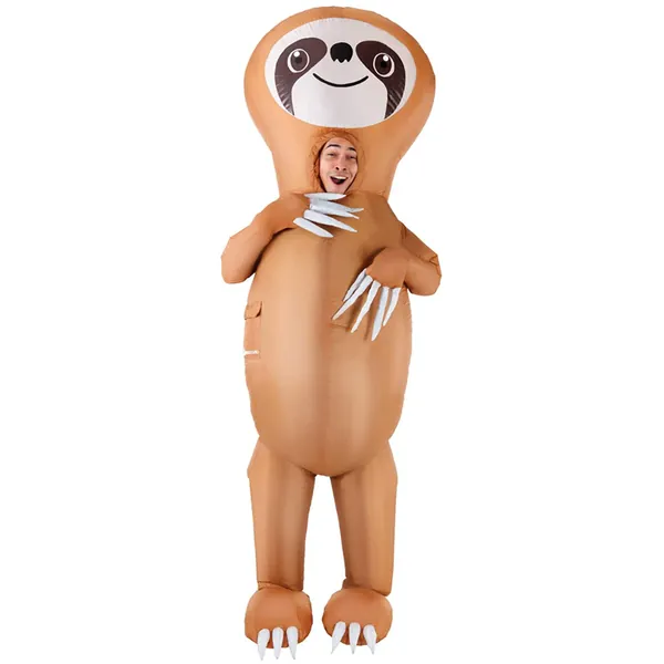 Morph Costumes Inflatable Halloween Costumes Sloth Costume Adult Giant Blow Up Unisex Outfit - Sloth Adults