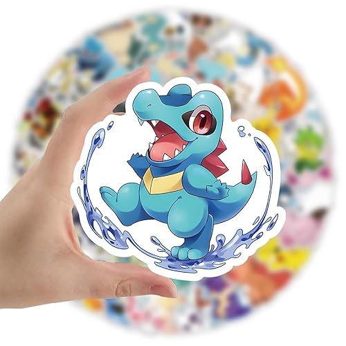 TUMAJI 300Pcs Cartoon Anime Stickers, Vinyl Waterproof Classic Anime Stickers for Suitcase Skateboard Laptop Computer Water Bottles Car Teens Boys Girls Decal - A