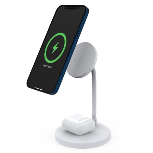 MagBoost 2-in-1 Magnetic Wireless Charger Stand