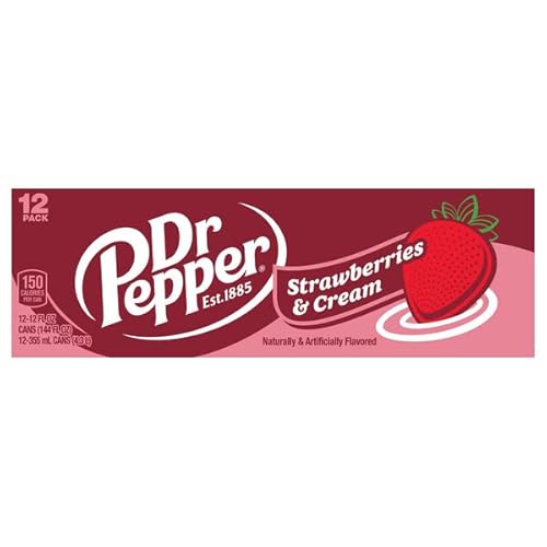 DR PEPPER STRAWBERRIES AND CREAM 355ml x12