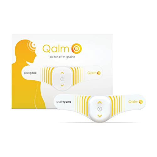 Paingone Qalm | Switch Off Migraine - Relieves Migraine and Reduces The Occurrence of Attacks | Migraine Relief, Headache Relief, Migraine Therapy, Migraine Patch, Migraine Electrode, PGQ