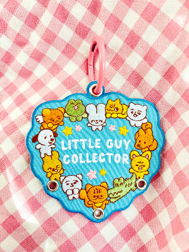 Little Guy Collector Embroidered Keychain