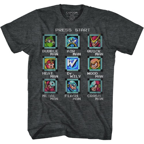 Start Screen Mega Man T-Shirt