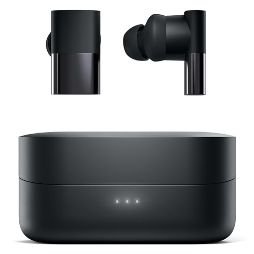 Status Between 3ANC Onyx True Active Noise Cancelling Wireless Earbuds - Black - iPhone & Android - ANC in Ear Buds, Charging Case, Built-in 6 Microphones, 8H Playtime, Bluetooth 5.2, IPX5 Waterproof - Onyx (Black)