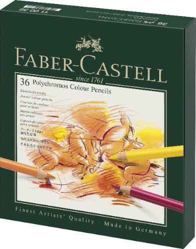 Faber-Castell 110038 - Farbstift POLYCHROMOS, 36er Atelierbox - 36 Stück (1er Pack) Atelierbox
