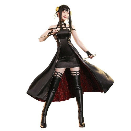 【 Ready For Ship】【Size S-2XL】DokiDoki-SR Anime Cosplay Yor Forge Cosplay Halloween Costume spyxfamily | Costume / M