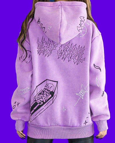 The Very Ghoul Hoodie | M / PURPLE