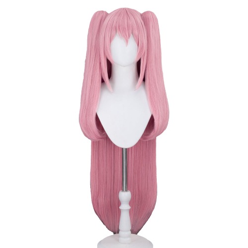 【Ready For Ship】DokiDoki  Anime Seraph Of The End Cosplay Krul Tepes Cosplay Wig / Headwear Long Pink Wig Halloween | Manga Ver Wig Only-Ready For Ship