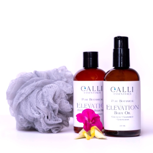 Aromatherapy Bath & Body Gift Set -Wash, & Oils - Relax