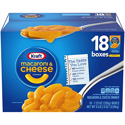 Kraft クラフト マカロニ＆チーズ ディナー チージスト 18箱セット [並行輸入品]