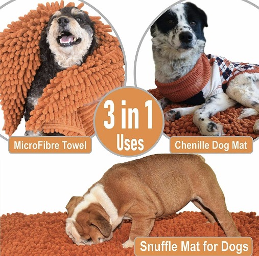Pet Training 3 in 1 Snuffle Mat for Dogs K9 - Super Large (31 x 19)