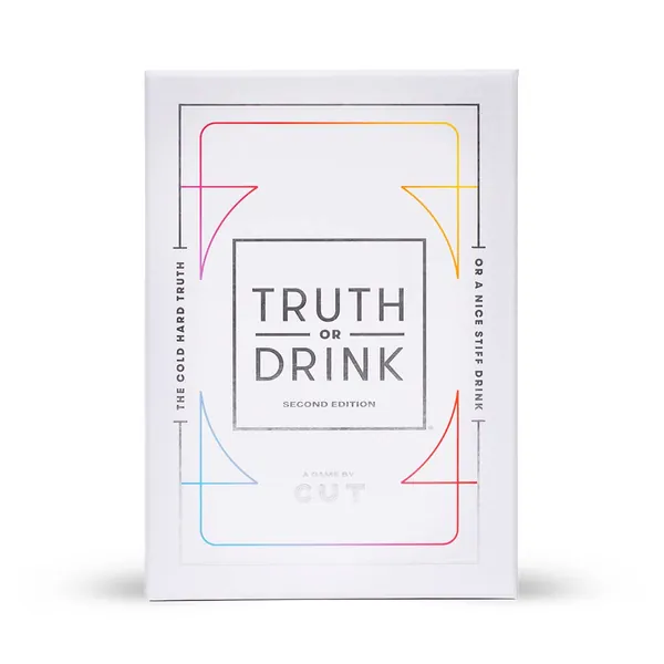 Truth or Drink ToD: The Card Game by Cut - 410 New & Updated Hilariously Funny & Personal Questions + Blank Cards - Perfect Adult Card Game for Parties and Game Night