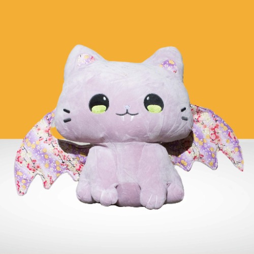 Luna - Halloween Gothic Plush Bat Man Doll (Rose) - 30cm