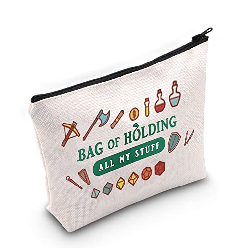 WZMPA Bag of Holding Cosmetic Makeup Bag Gamer Fans Gift Bag of Holding All My Stuff Makeup Zipper Pouch Bag for Friend Family,Bag of Holding - Bag Of Holding