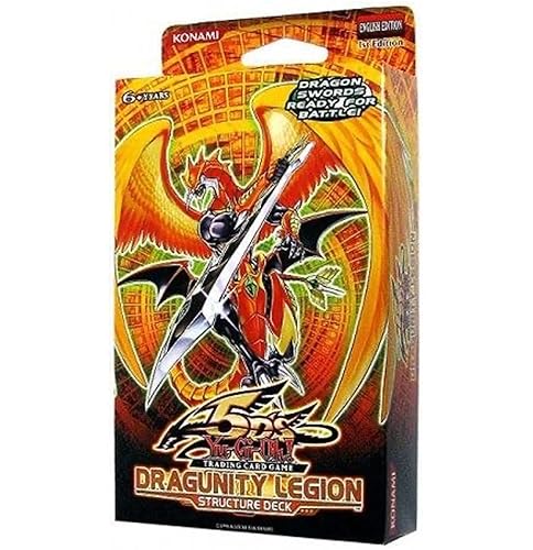 YuGiOh 5Ds Dragunity Legion 1st Edition Structure Deck with Mirror Force!