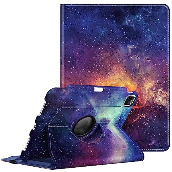 Fintie Rotating Case for iPad Pro 11-inch (4th / 3rd Generation) 2022/2021-360 Degree Swiveling Stand Cover w/Pencil Holder, Auto Sleep/Wake, Also Fit iPad Pro 11" 2nd/1st Gen, Galaxy
