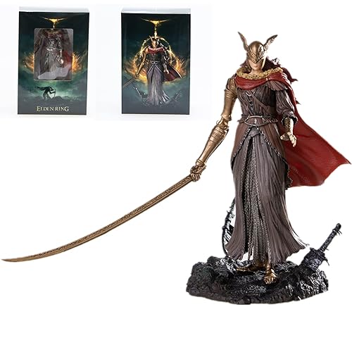 REOZIGN Elden Ring Malenia Figure, 24cm / 9.4inch Malenia PVC Figure Statue Anime Cartoon Sculpture for Game Fans