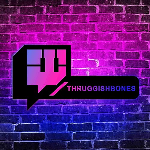 Custom Colorfully Gamer Tag Neon Sign, Twitch Neon Sign With Remote Control, Twitch Username Game Stream Background Decor Led Neon Sign, Gamer Room Neon Sign - Twitch 1