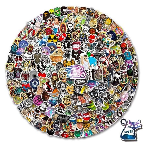 Stickers for Adults 300PCS Funny Stickers for Adults/Teens,Adult Stickers,Cool Stickers,Vinyl Stickers Waterproof for hard hat ,Laptop Sticker Pack,Bumper,Water Bottles,Computer,Phone,Car Stickers and Decals