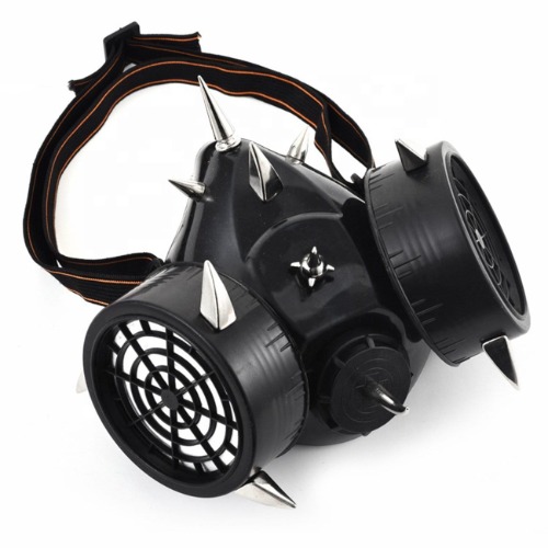 WLS Steampunk Rivet Mask | Black / ONE