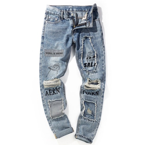 WLS Spaceship Jeans | Blue / L
