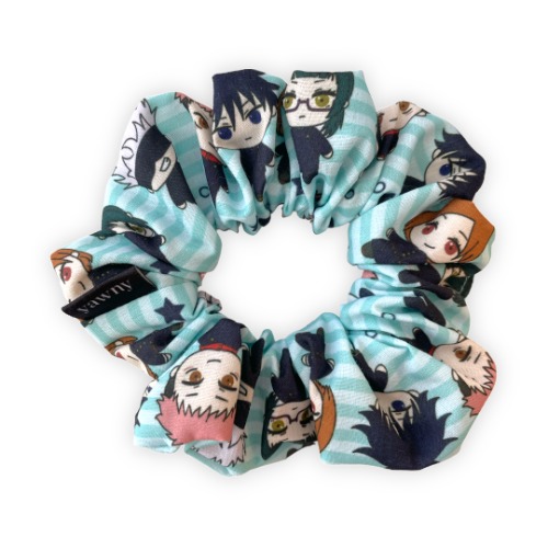 Blue Jujustsu Anime Scrunchie (matte) - lite