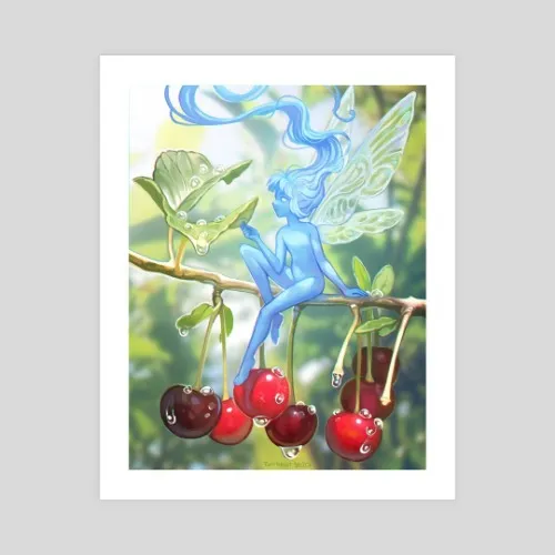 Fae In Fruit Tree by Michelle Fus