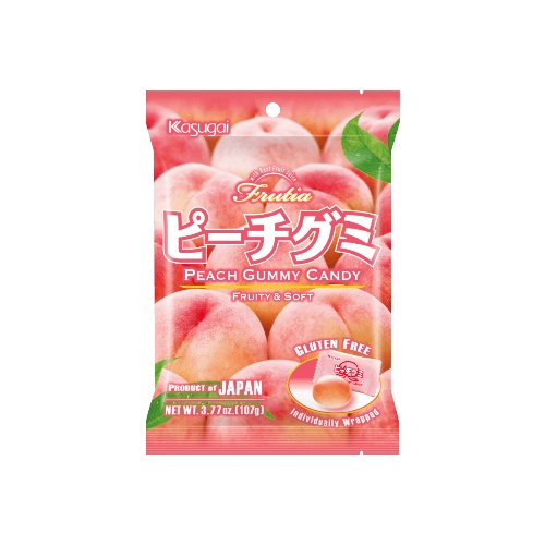 Kiwifruit  Jelly Gummy Candy 3.77 oz - Peach Flavor