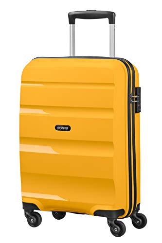 American Tourister Bon Air - Spinner Small Strict Hand Luggage, 55 cm, 31.5 liters, Yellow (Light Yellow) - 55 centimeters - Light Yellow