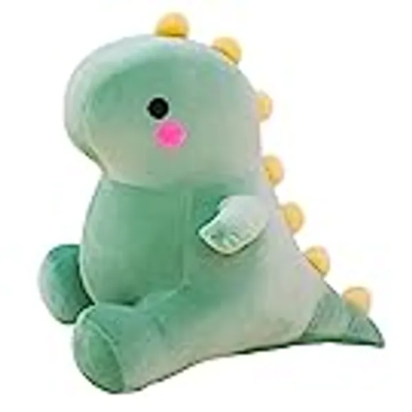 DUANMUL Cute Dinosaur Plush Toys, Fat Dinosaur Stuffed Animals Toys Dolls, Dinosaur Plush Toy Soft Stuffed Animal Dino Plushies Doll Cute Birthday Gifts for Kids Girls Boys (Green,8in)