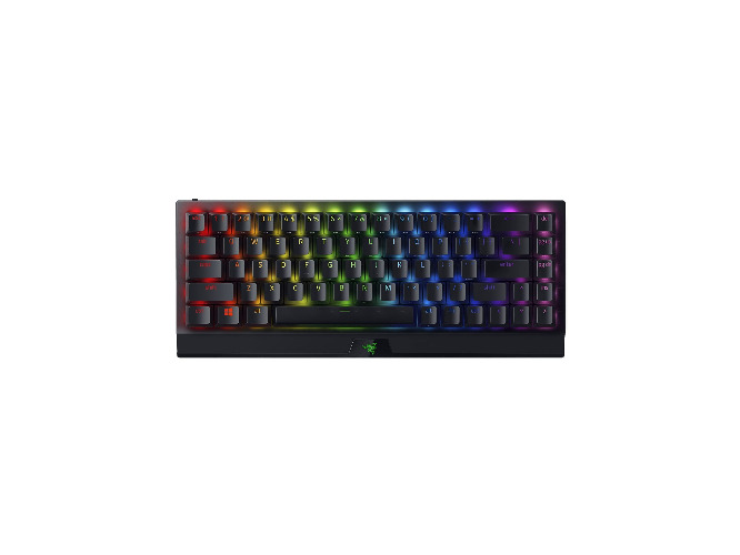 Razer BlackWidow V3 Mini HyperSpeed 65% Wireless Mechanical Gaming Keyboard: HyperSpeed Wireless Technology - Green Mechanical Switches-(Renewed) - Classic Black Keyboard BlackWidow V3 Mini - Wireless Green Switches - Tactile & Clicky