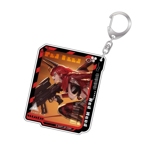 Algernon Products Goddess of Victory NIKKE Acrylic Key Chain Red Hood Approx. W 2.6 x H 3.1 inches (66 x 80 mm), Acrylic
