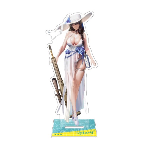 Algernon Products NIKKE Mary Acrylic Stand, Approx. W1.9-4.1 x H4.7 inches (48-104 x 120 mm)