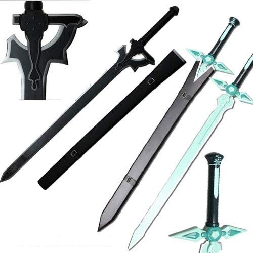 Top Swords Sword Art Online Kirito Sword Set Elucidator/Dark Repulsor v2 (HK-3025 HK-026-2)